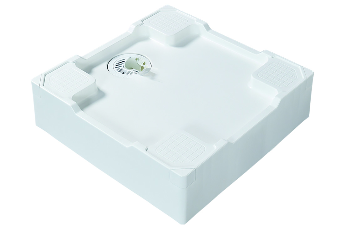 【テクノテック】床上配管対応防水パン　TPR640N-W3-FN　ニューホワイト